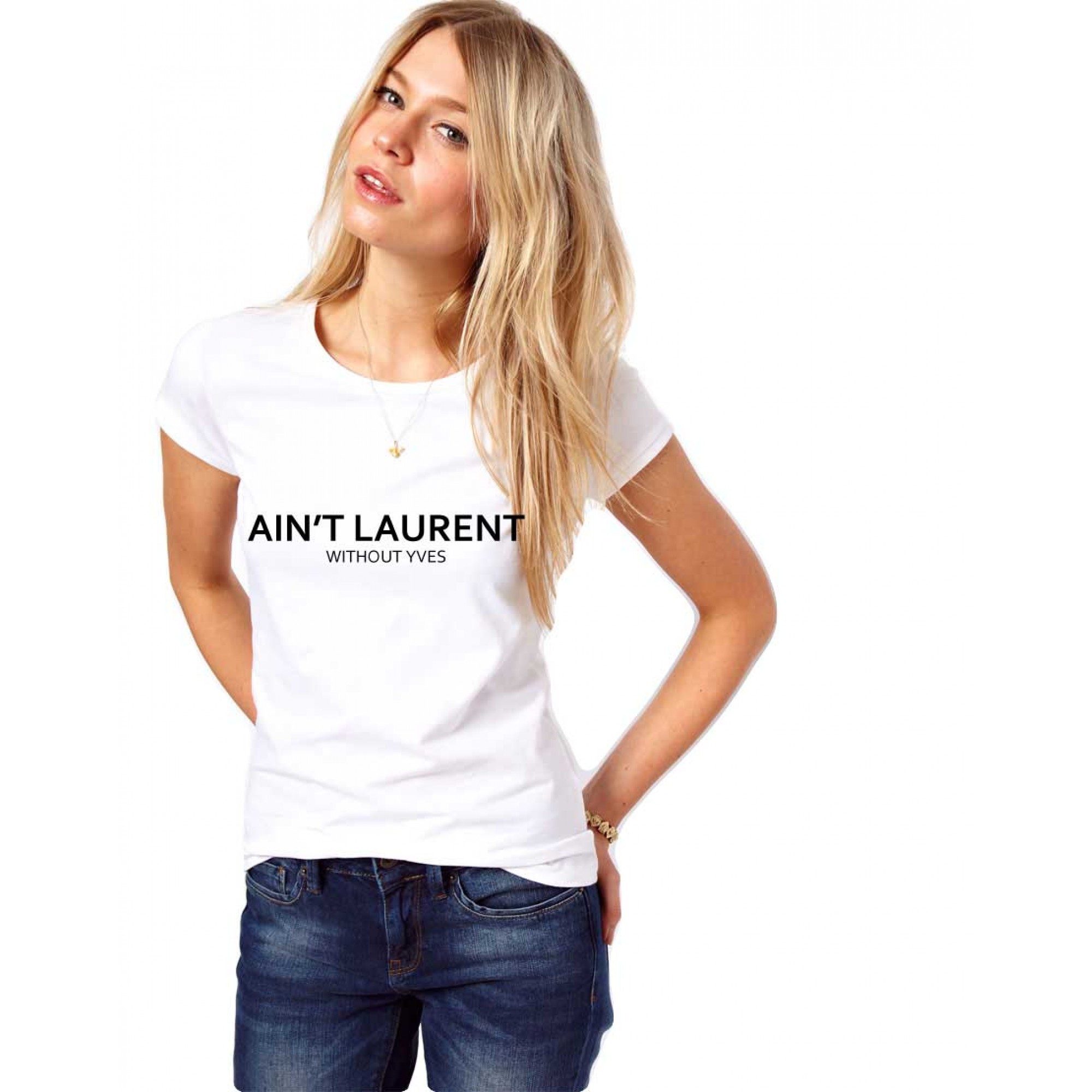 Reducere 40% la Tricou Ain't L. without Y. - Alb