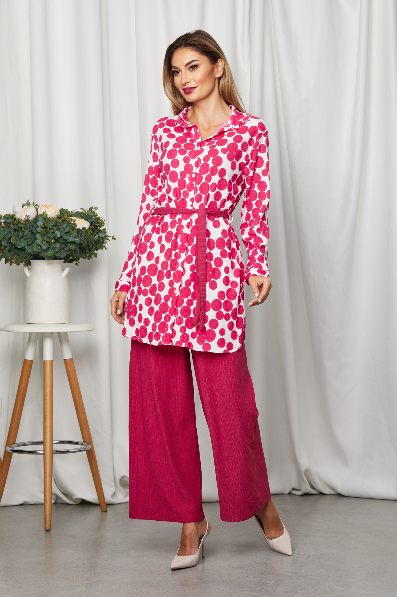 Reducere 23% la Set Mavis Fucsia