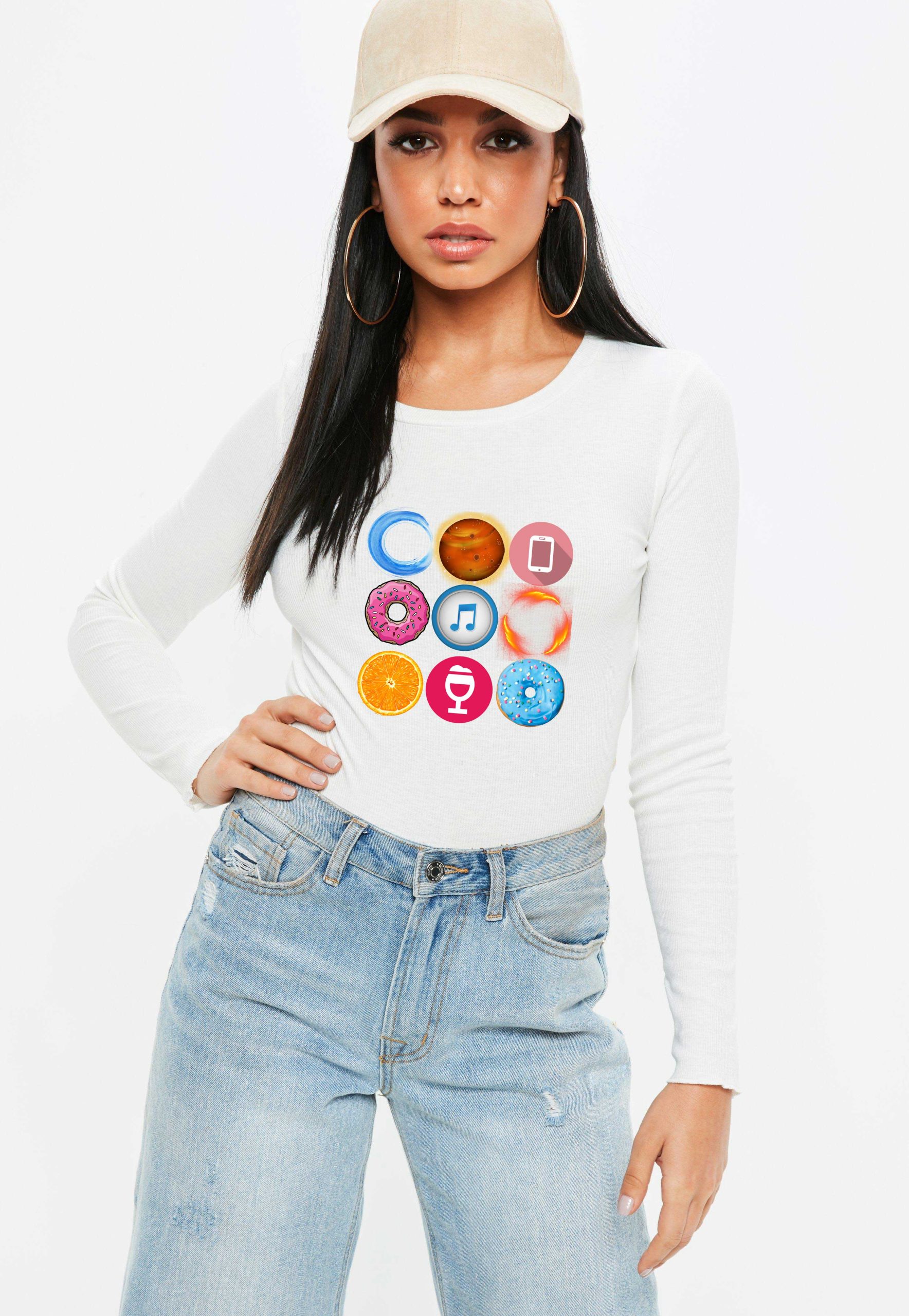 Reducere 27% la Bluza dama alba - Circle