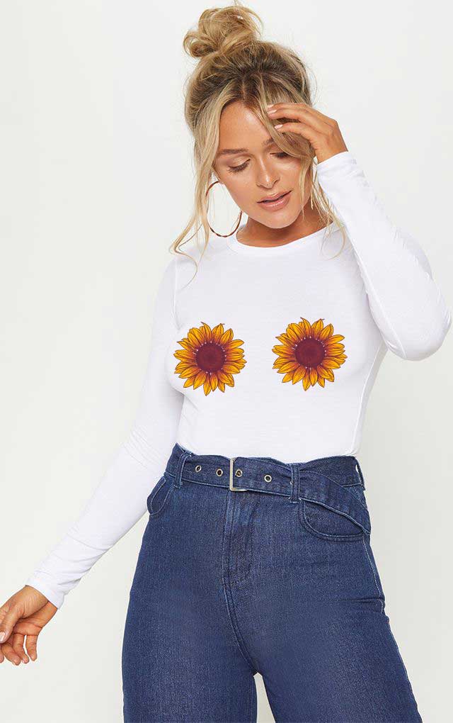 Reducere 27% la Bluza dama alba - Sunflower