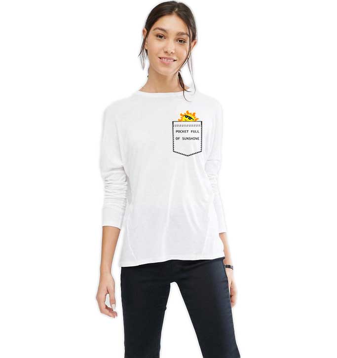 Reducere 27% la Bluza dama alba - Sunshine