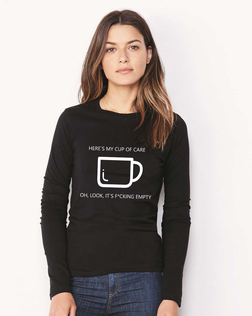 Reducere 27% la Bluza dama neagra - Cup of care
