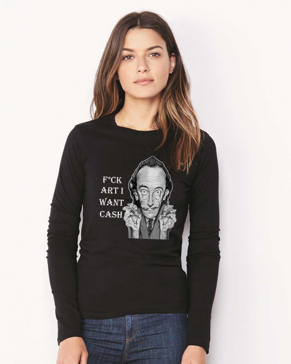 Reducere 27% la Bluza dama neagra - Dali - I want CASH