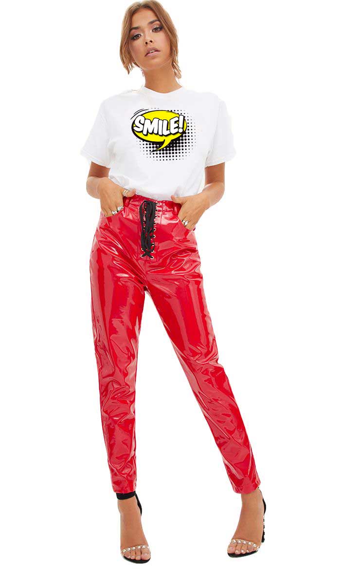 Reducere 33% la Tricou dama alb - Smile