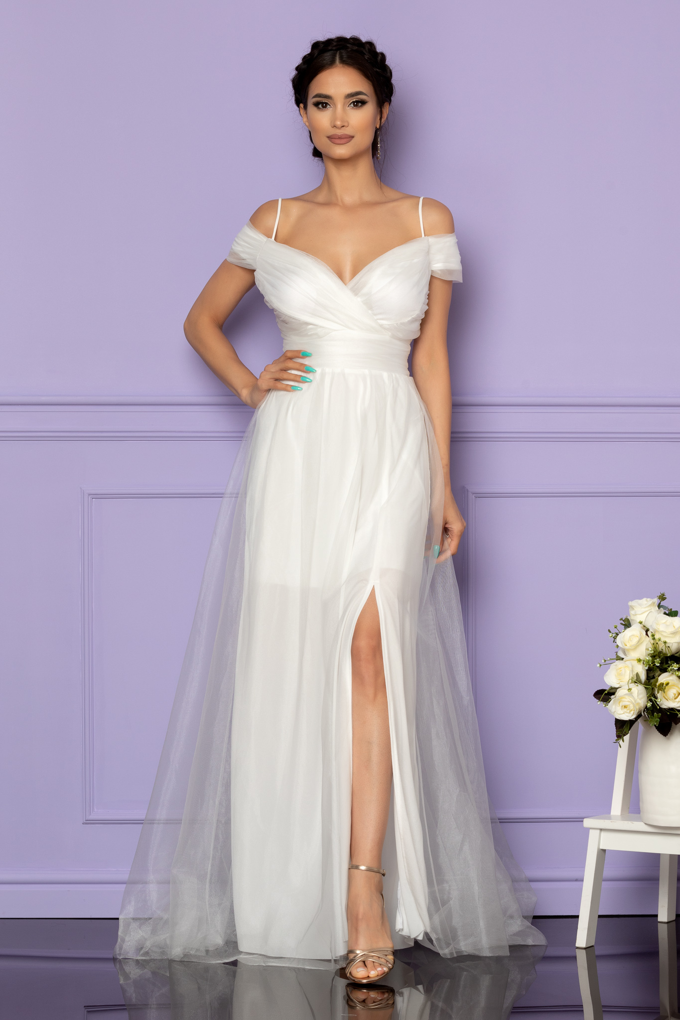 Reducere 8% la Rochie Celebre Alba