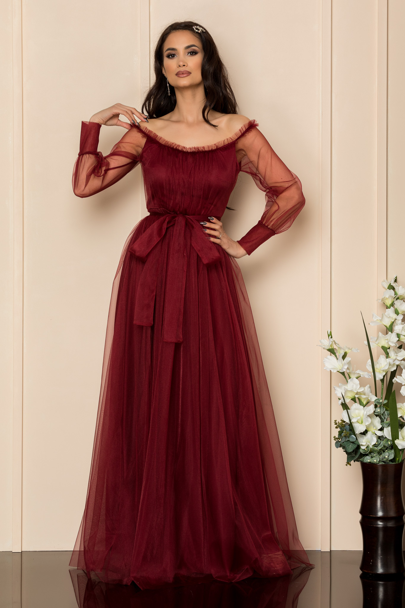 Reducere 10% la Rochie Temptation Bordo