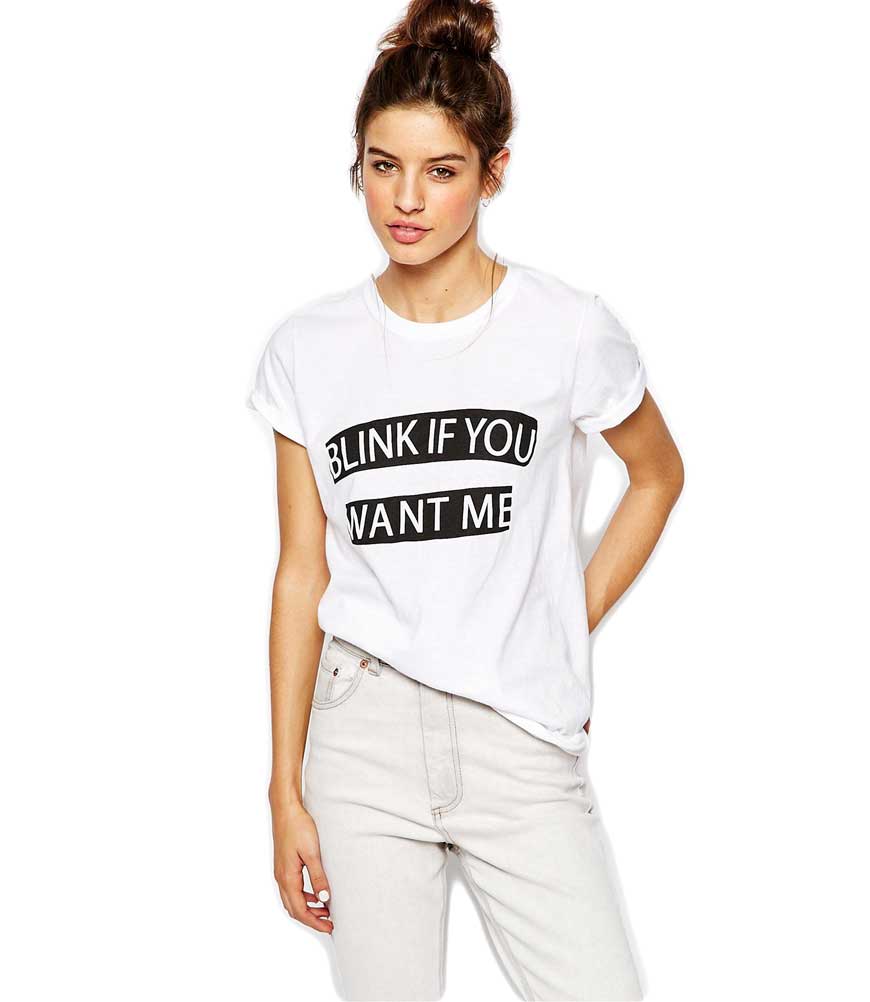 Reducere 33% la Tricou dama alb - Blink