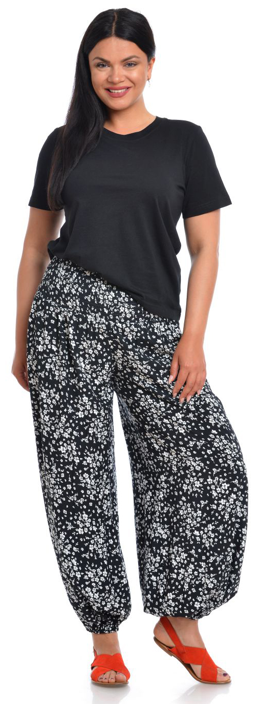 Reducere 36% la Pantaloni dama, Salvari, model Alb Negru