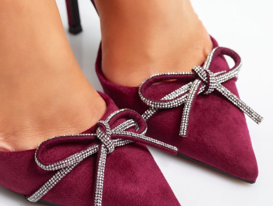 Reducere 41% la Pantofi Dama cu Toc Spencer Mov #14298