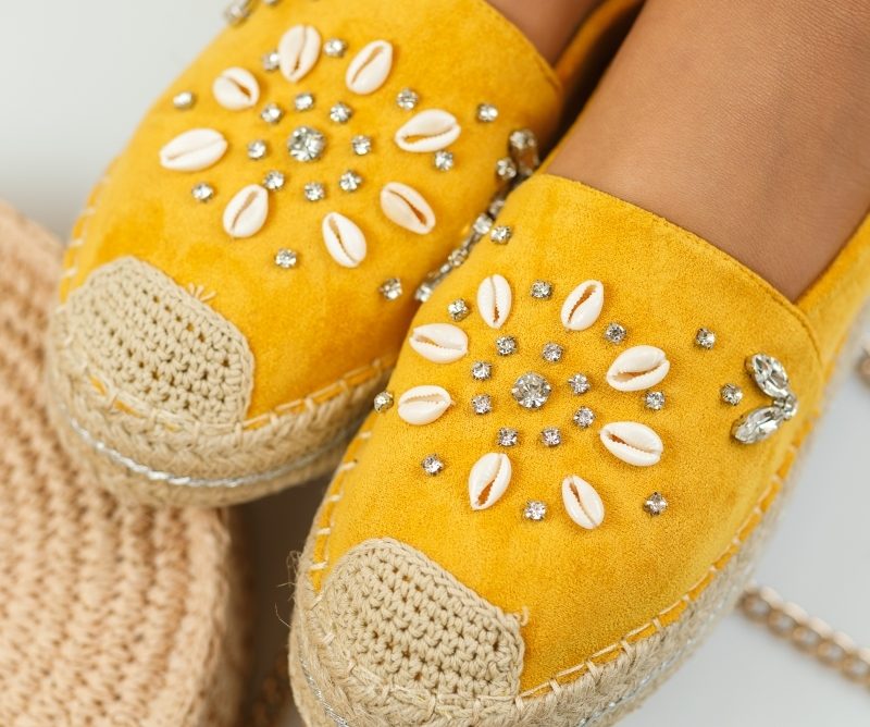 Reducere 42% la Espadrile Dama Venda Galbene #744M