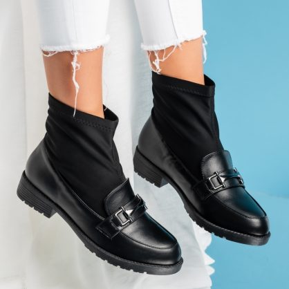 Reducere 47% la Ghete Dama Christina Negre #3236M