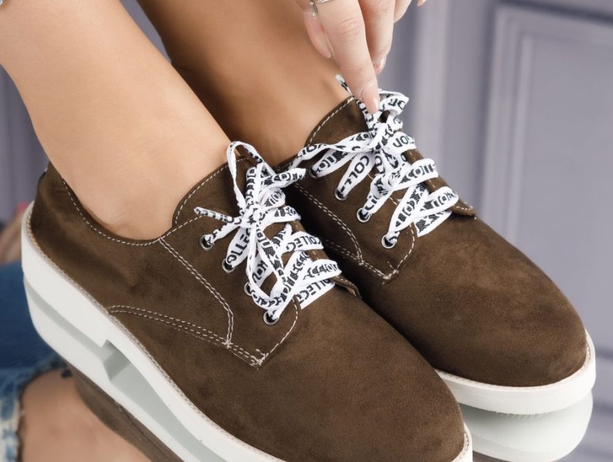 Reducere 30% la Pantofi Casual Dama Aurora Verzi #3812M