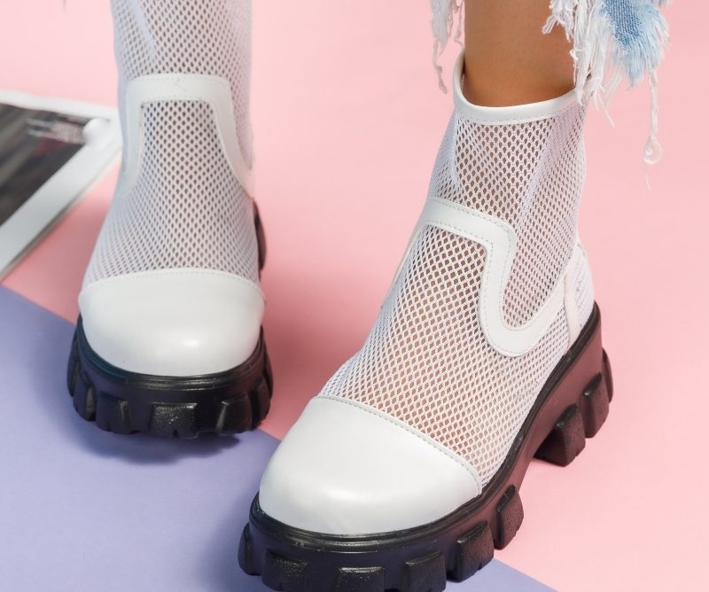 Reducere 23% la Ghete Dama Martina Albi/Negri #4043M