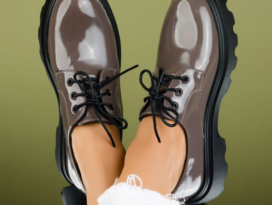 Reducere 23% la Pantofi Casual Dama Dorika Gri #7188M