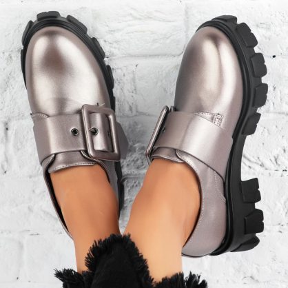 Reducere 23% la Pantofi Casual Dama Asher Gri #7103M