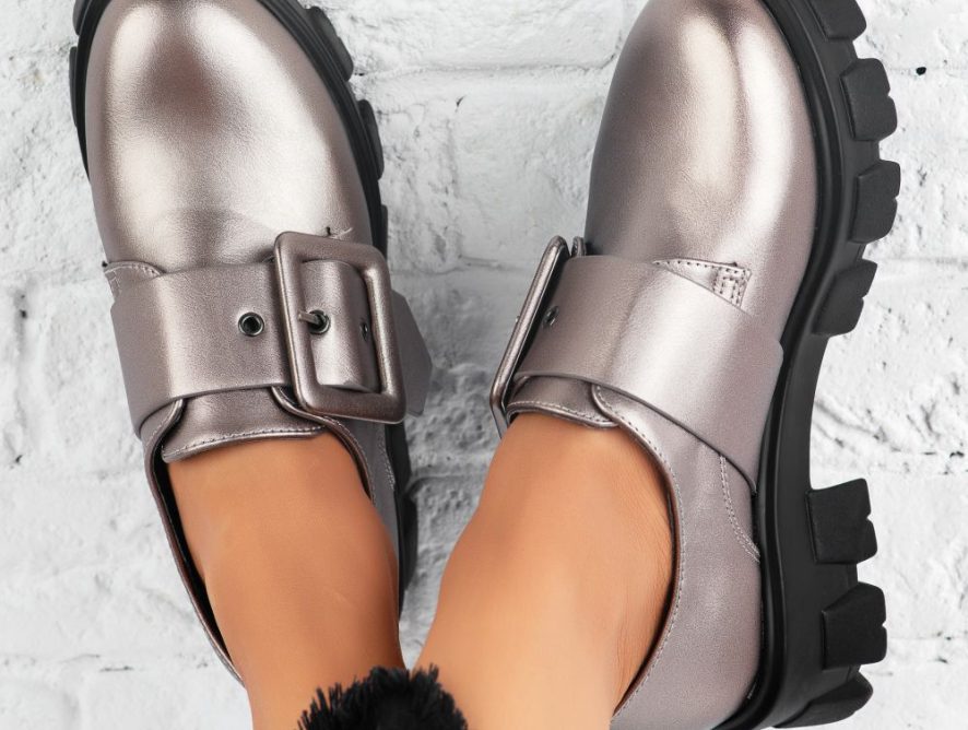 Reducere 23% la Pantofi Casual Dama Asher Gri #7103M