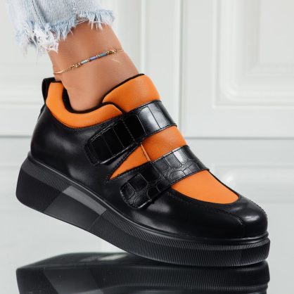 Reducere 23% la Pantofi Casual Dama Kisa Galbeni #7430M