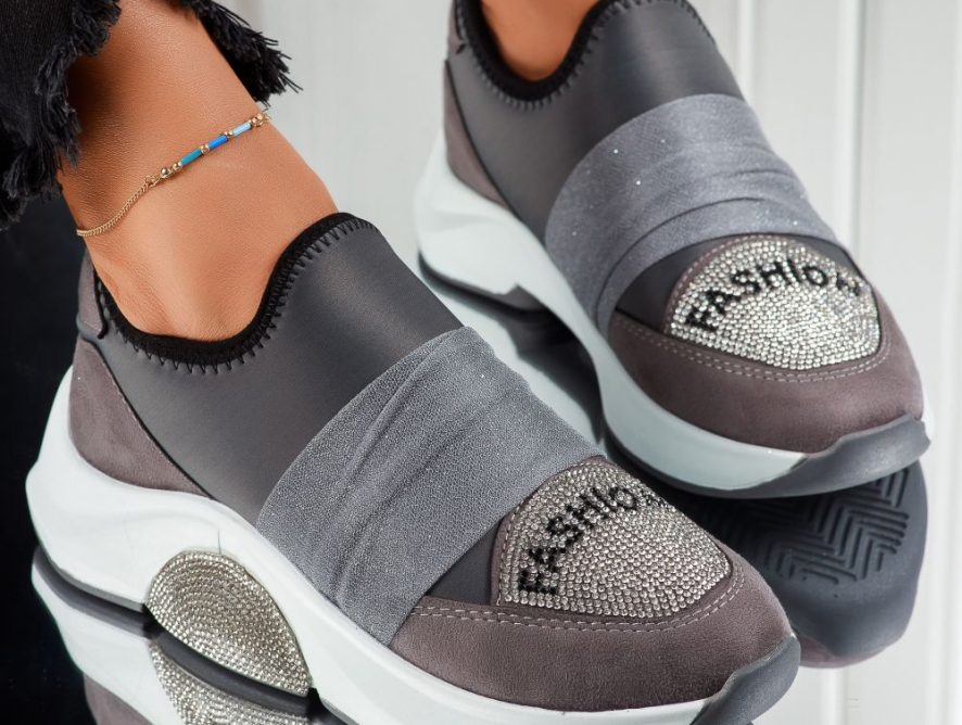 Reducere 23% la Adidasi Dama Casiana Gri #7446M