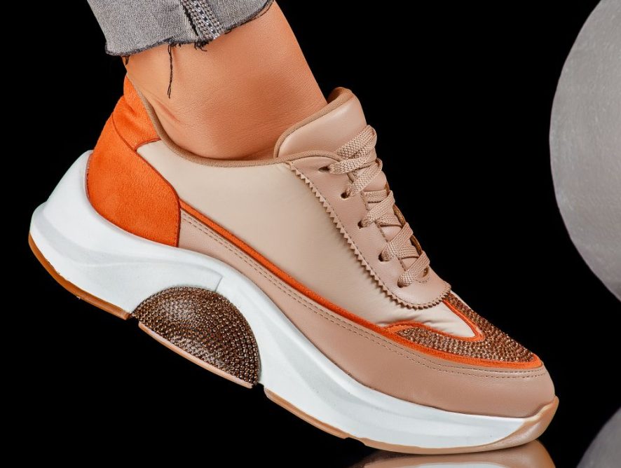 Reducere 23% la Adidasi Dama Beverly Bej #7442M