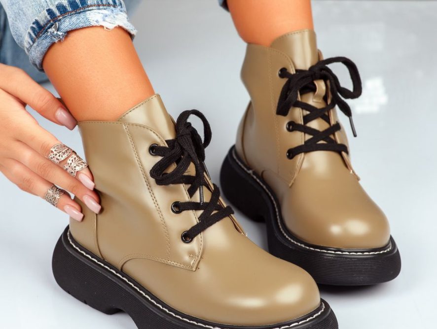 Reducere 38% la Ghete Dama Adelie Verzi #7480M