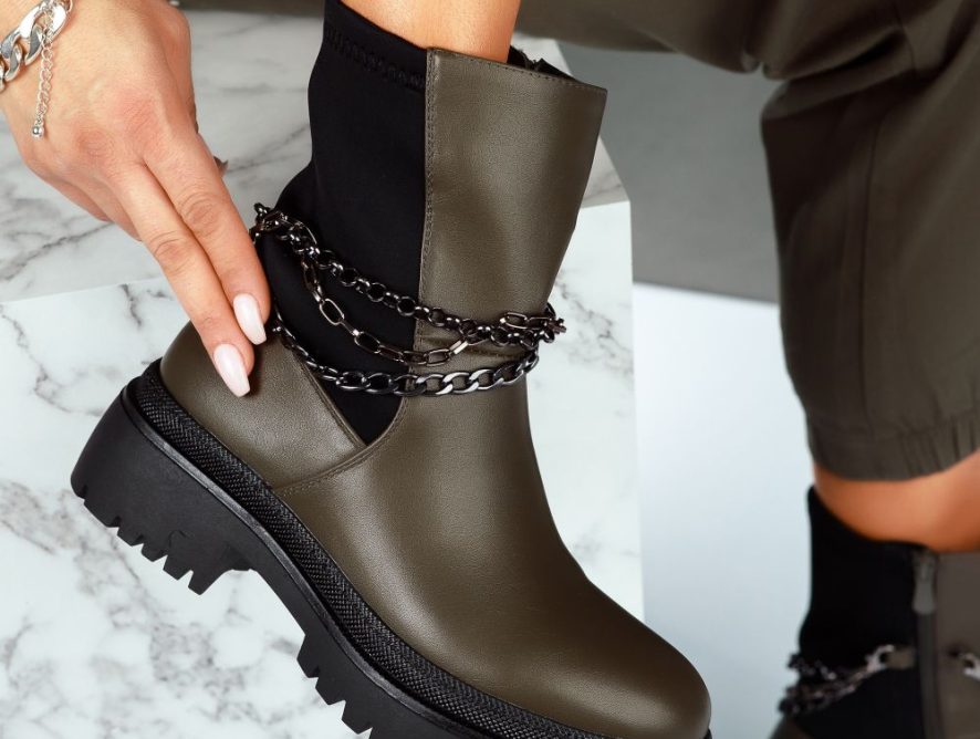 Reducere 45% la Ghete Dama Amara Verzi #7507M