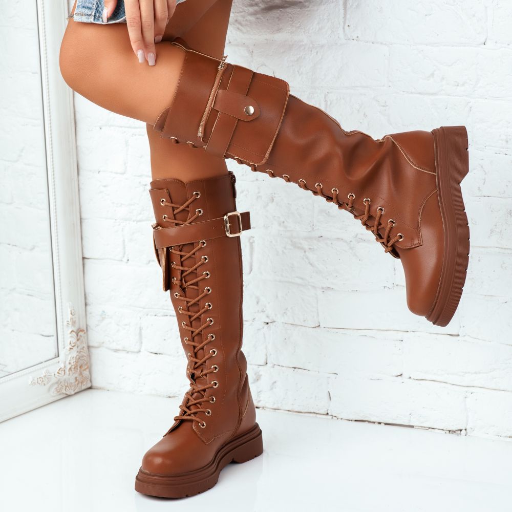 Reducere 53% la Cizme Dama Bonnie Maro #7540M