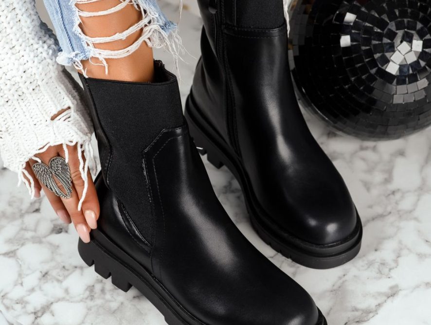 Reducere 31% la Ghete Dama Alethea Negre #7980M