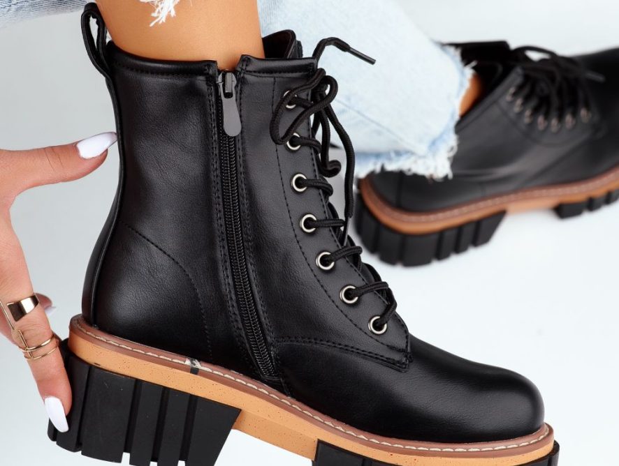 Reducere 24% la Ghete Dama Dina Negre #8257M