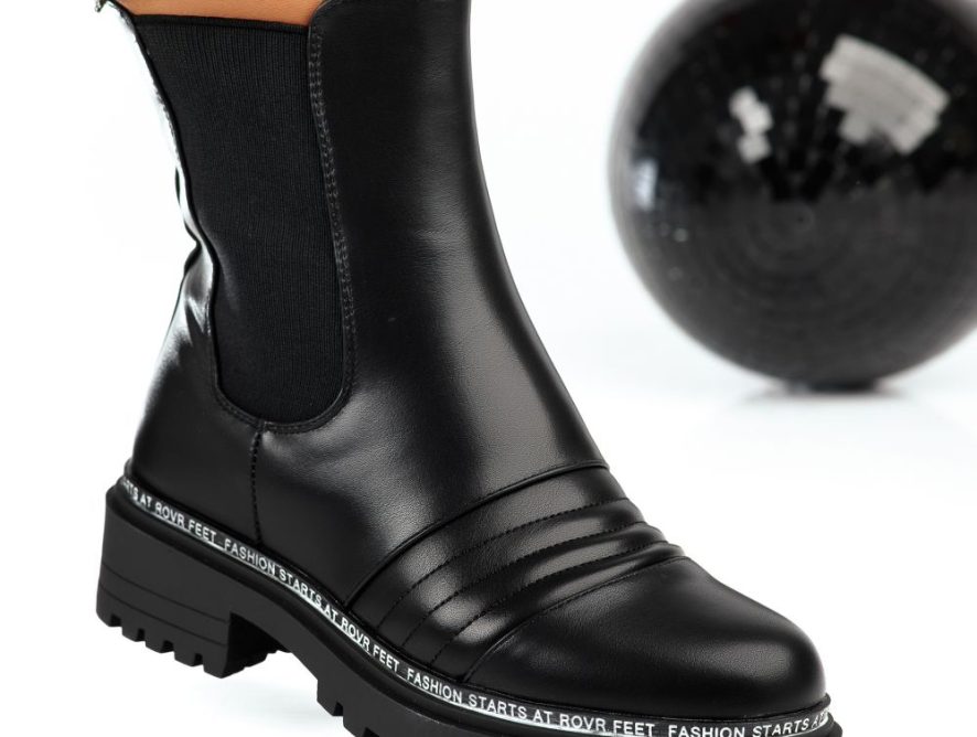 Reducere 31% la Ghete Dama Ceyda Negre #8427M
