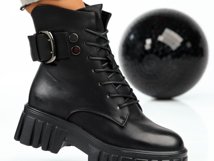 Reducere 27% la Ghete Dama Zehra Negre #8465M