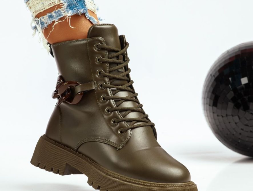 Reducere 45% la Ghete Dama Graziana Verzi #8754M