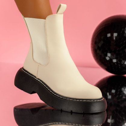 Reducere 22% la Ghete Dama Grazia Bej #8750M