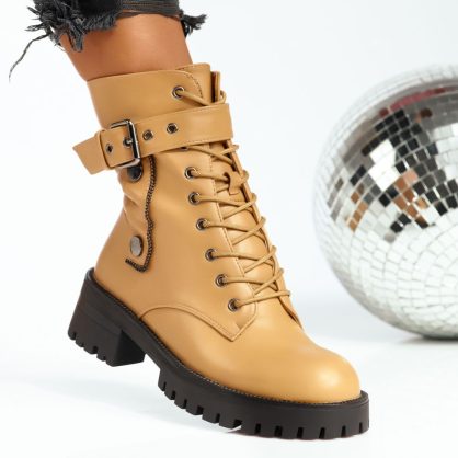 Reducere 45% la Ghete Dama Fabiana Bej #8717M