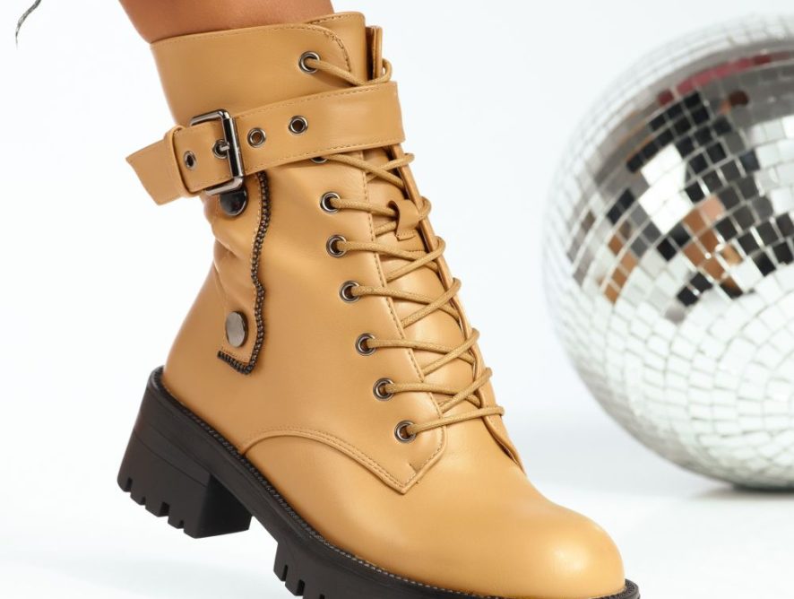 Reducere 45% la Ghete Dama Fabiana Bej #8717M