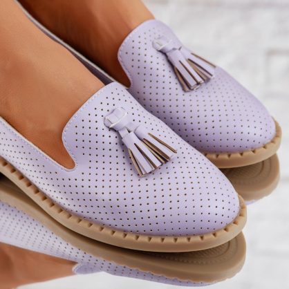 Reducere 23% la Pantofi Casual Dama Eden Mov #9867