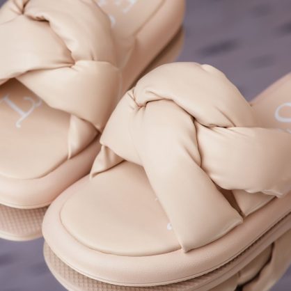 Reducere 40% la Papuci Dama Florianne Bej #10612