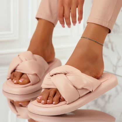 Reducere 40% la Papuci Dama Florianne Roz #10615