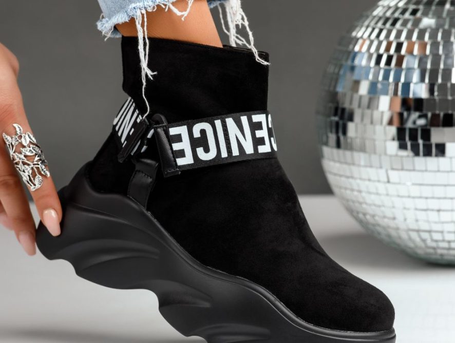 Reducere 25% la Ghete Dama Olivia Negre #12477