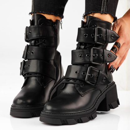 Reducere 32% la Ghete Dama Daisy Negre #12736