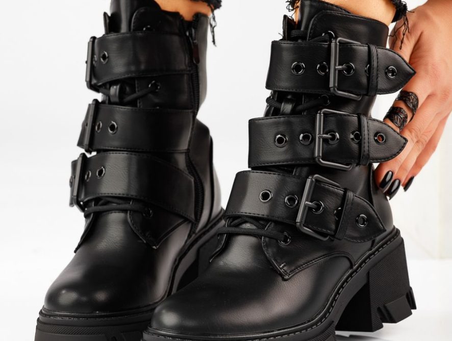 Reducere 32% la Ghete Dama Daisy Negre #12736