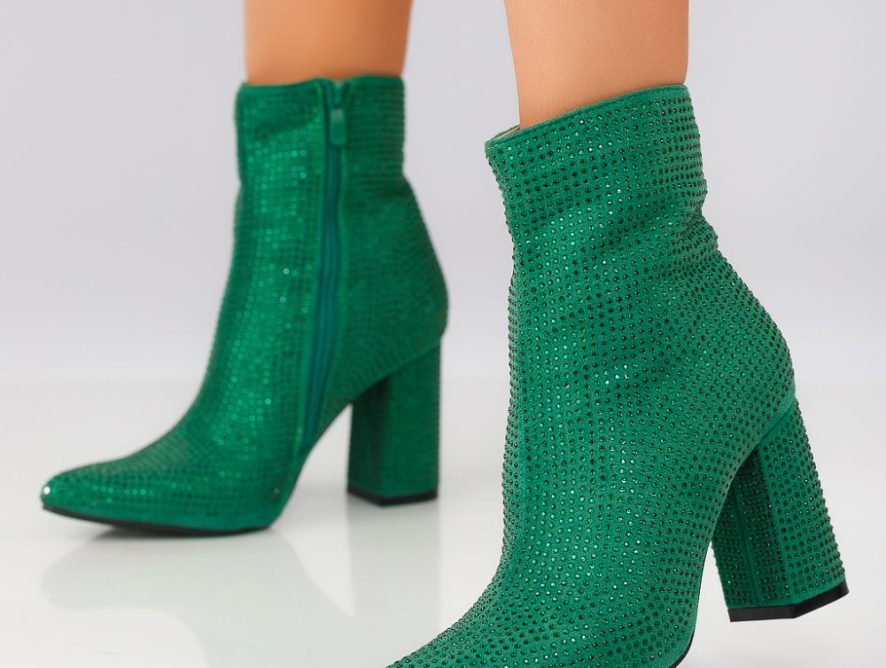 Reducere 29% la Botine Dama Nola Verzi #12801