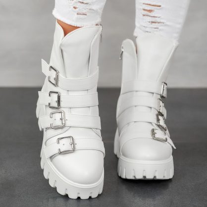 Reducere 23% la Ghete Dama Connor Albe #12813