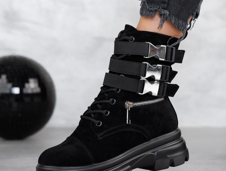 Reducere 29% la Ghete Dama Gloria2 Negre #12836