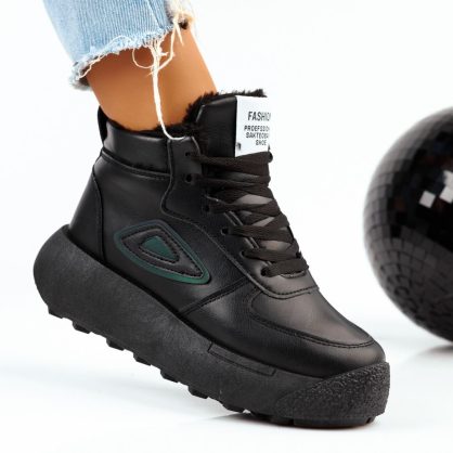 Reducere 27% la Ghete Dama Sport Milano Negre #12924