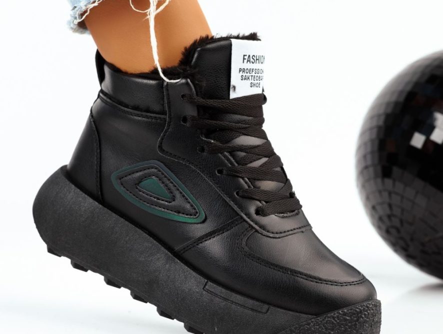 Reducere 27% la Ghete Dama Sport Milano Negre #12924