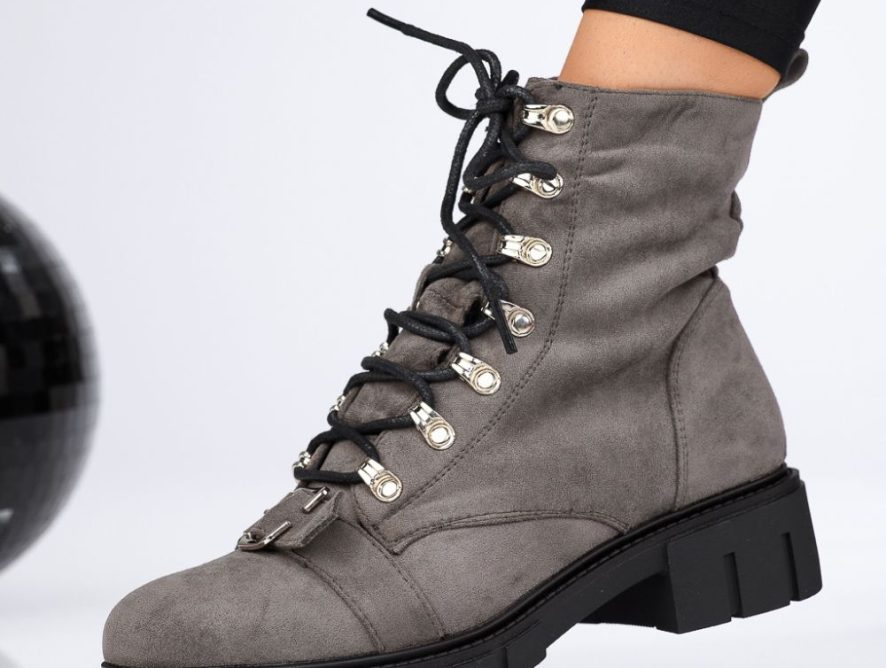 Reducere 24% la Ghete Dama Rachel Gri #12951