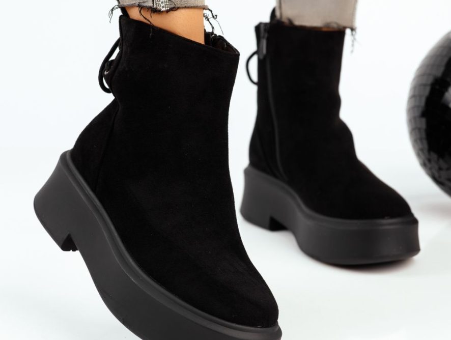 Reducere 28% la Ghete Dama Lucia Negre #13077