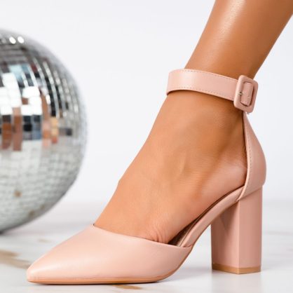 Reducere 24% la Pantofi Dama cu Toc Josie Roz #13313