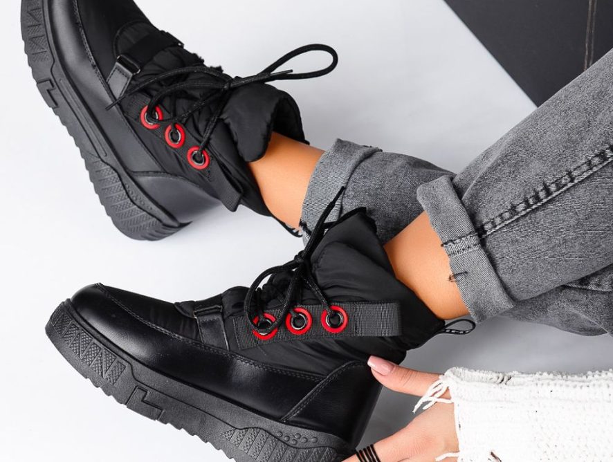 Reducere 25% la Ghete Dama Tania Negre #13369