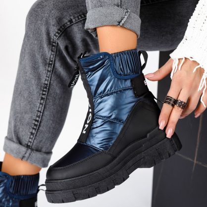 Reducere 25% la Ghete Dama Carla Albastre #13364